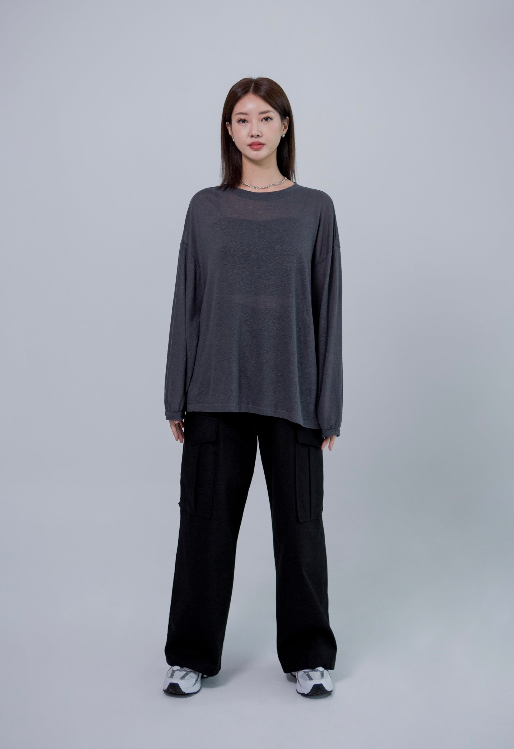 Black Cargo Pants Saero Collective Made in Korea Korean Fashion Singapore Minimalist Fashion