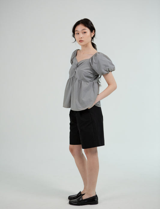 Versatile Ribbon Tie Blouse