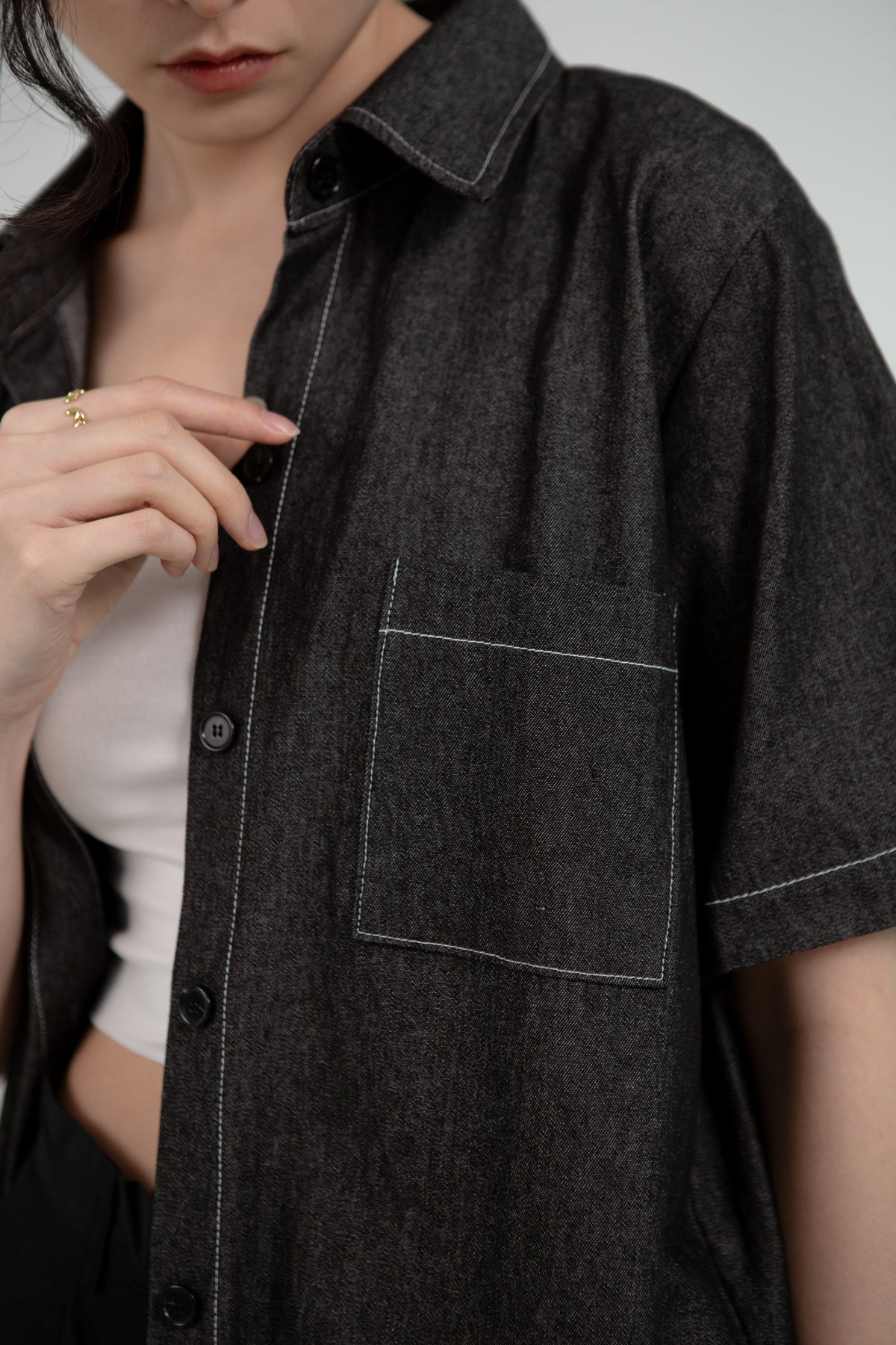 Denim Stitch Shirt
