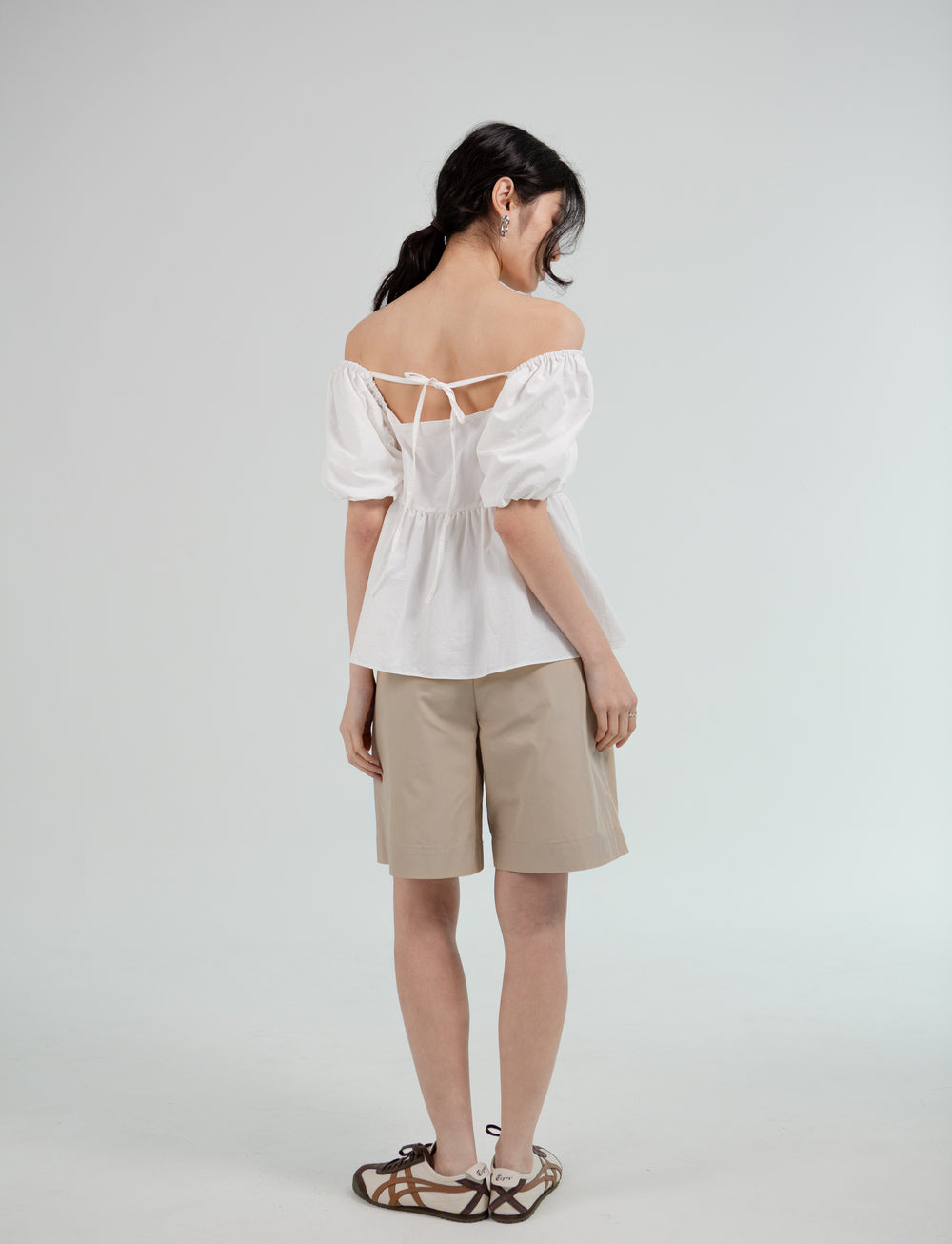 Versatile Ribbon Tie Blouse