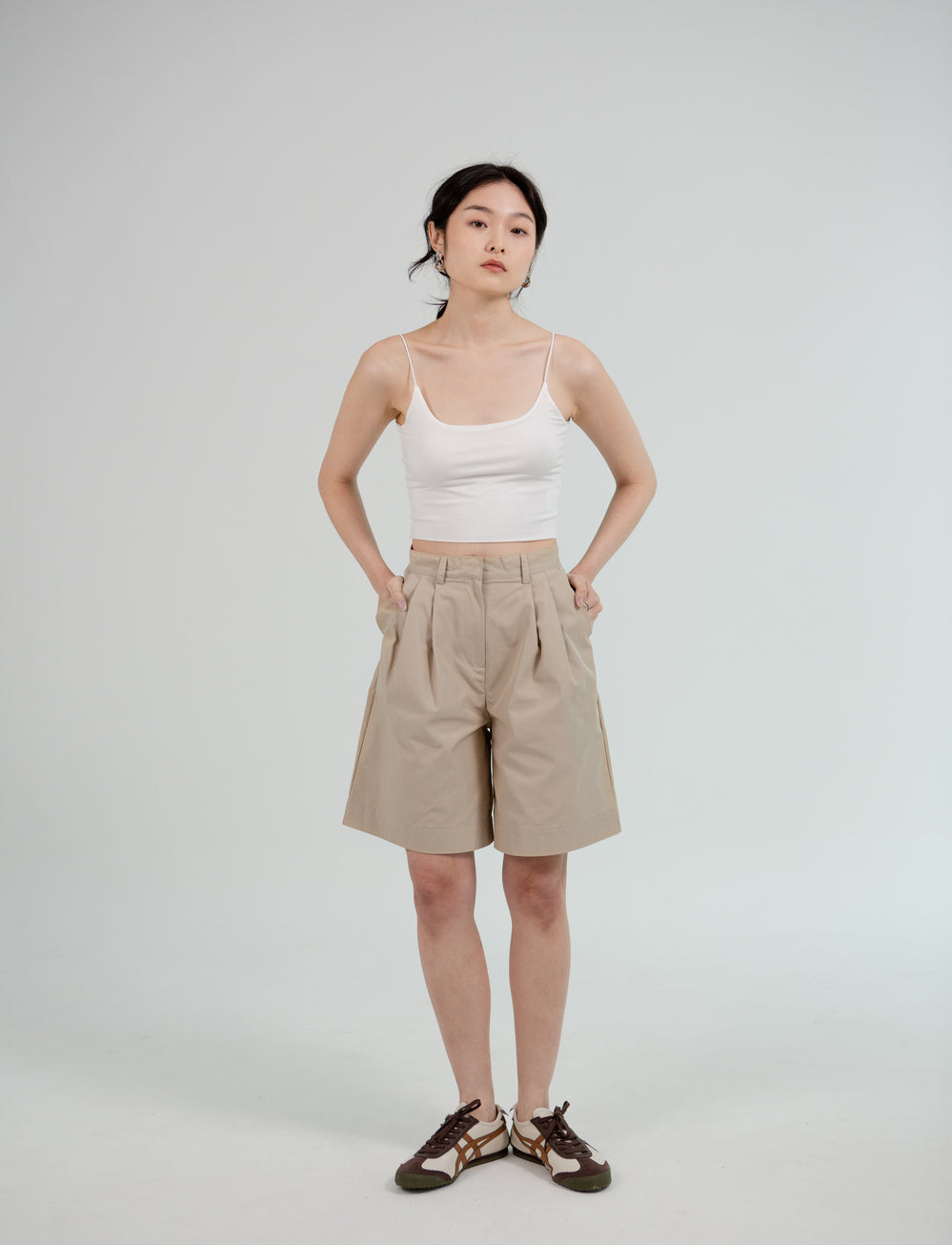 Cotton Twill Bermuda Shorts