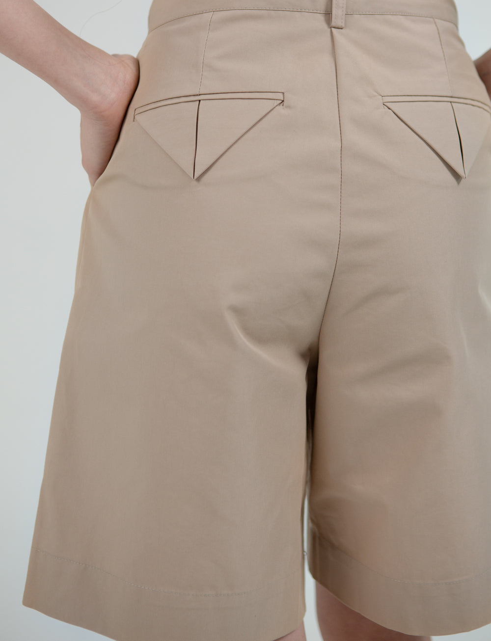 Cotton Twill Bermuda Shorts