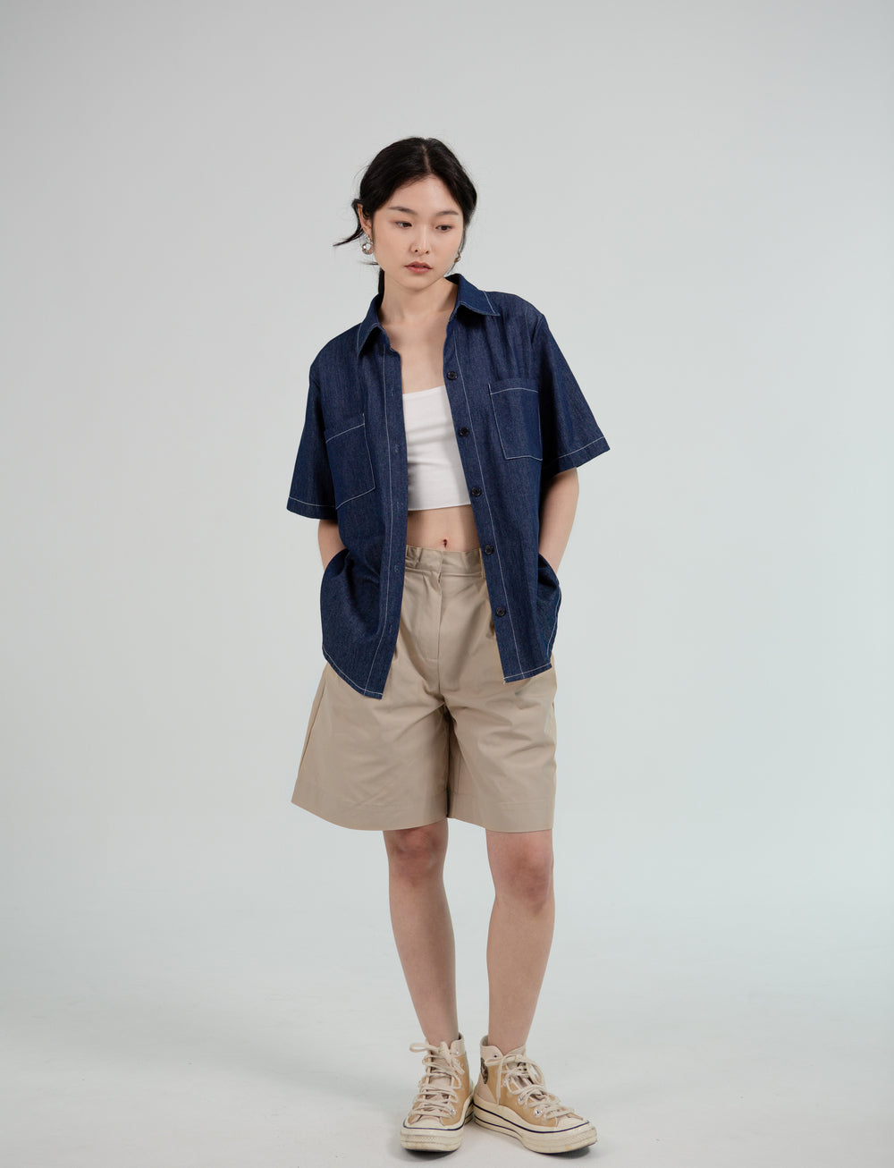 Denim Stitch Shirt