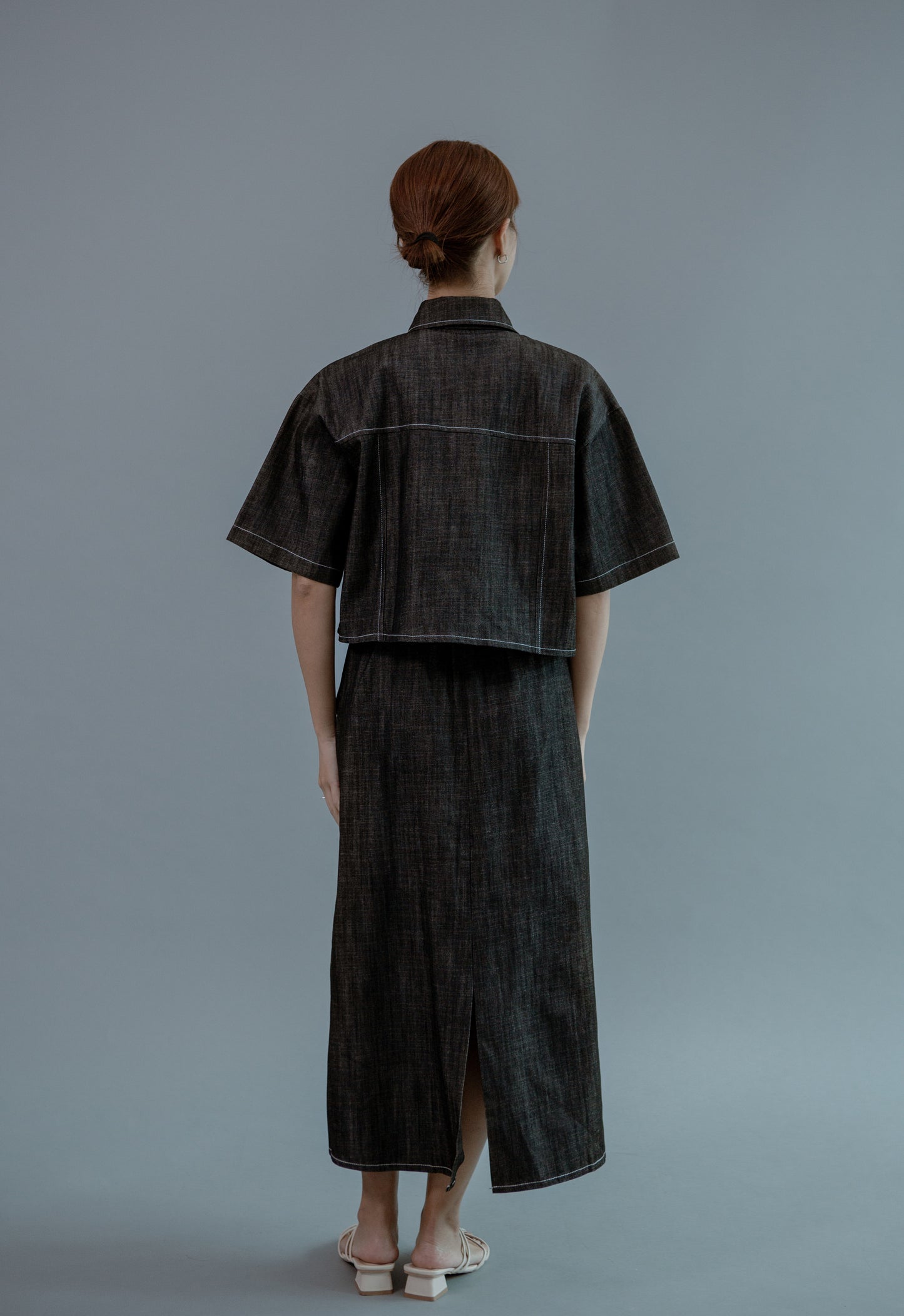 Saero Collective Made in Korea Korean Fashion Singapore Minimalist Fashion and Accessories Denim Top