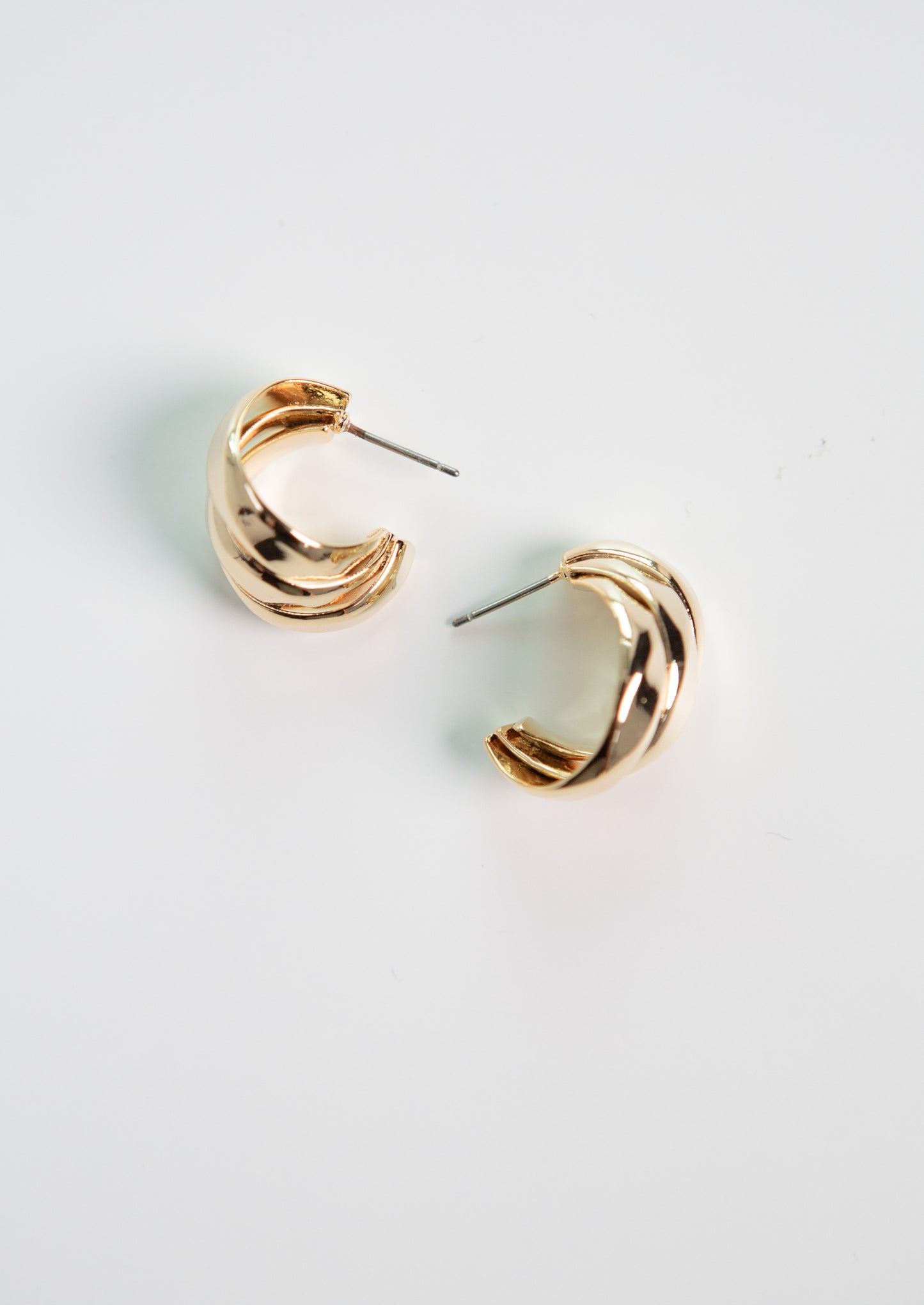 Threefold Earrings (Gold Ver.)