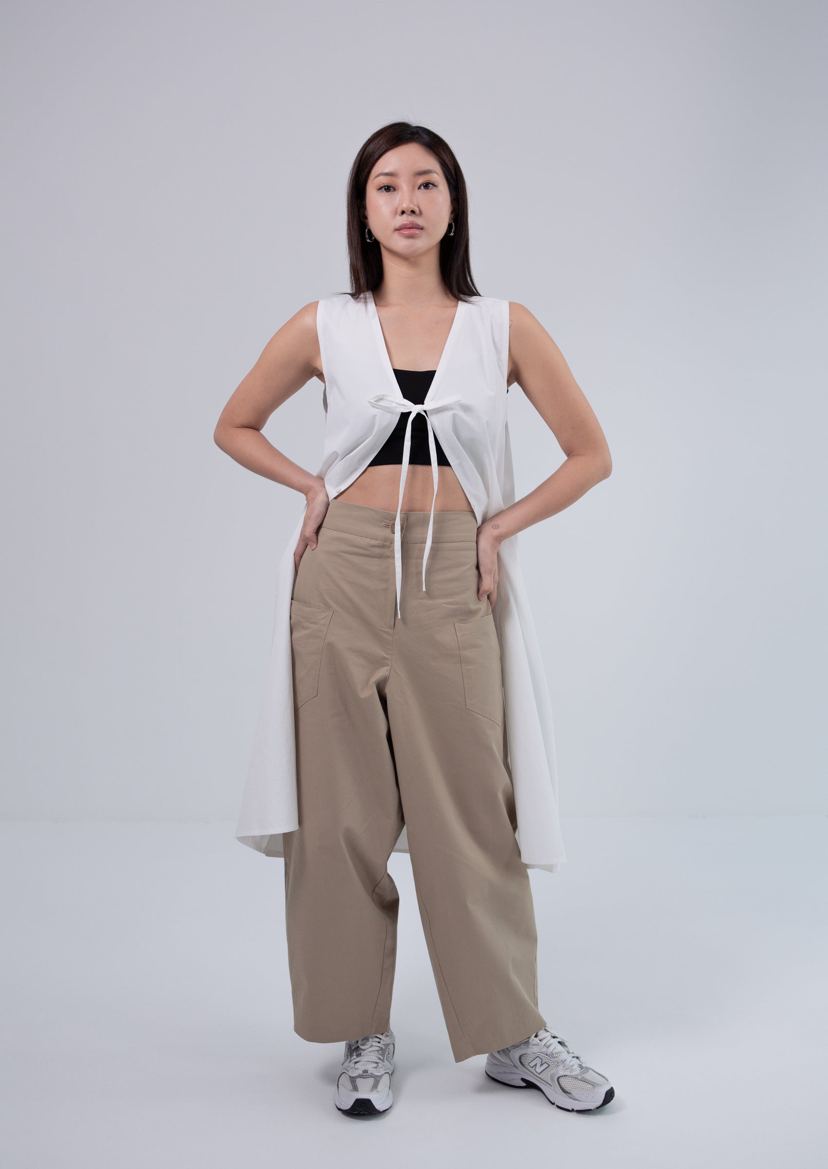 Saero Collective Made in Korea Korean Fashion Singapore Korean Accessories Jewellery Minimalist Fashion White Vest