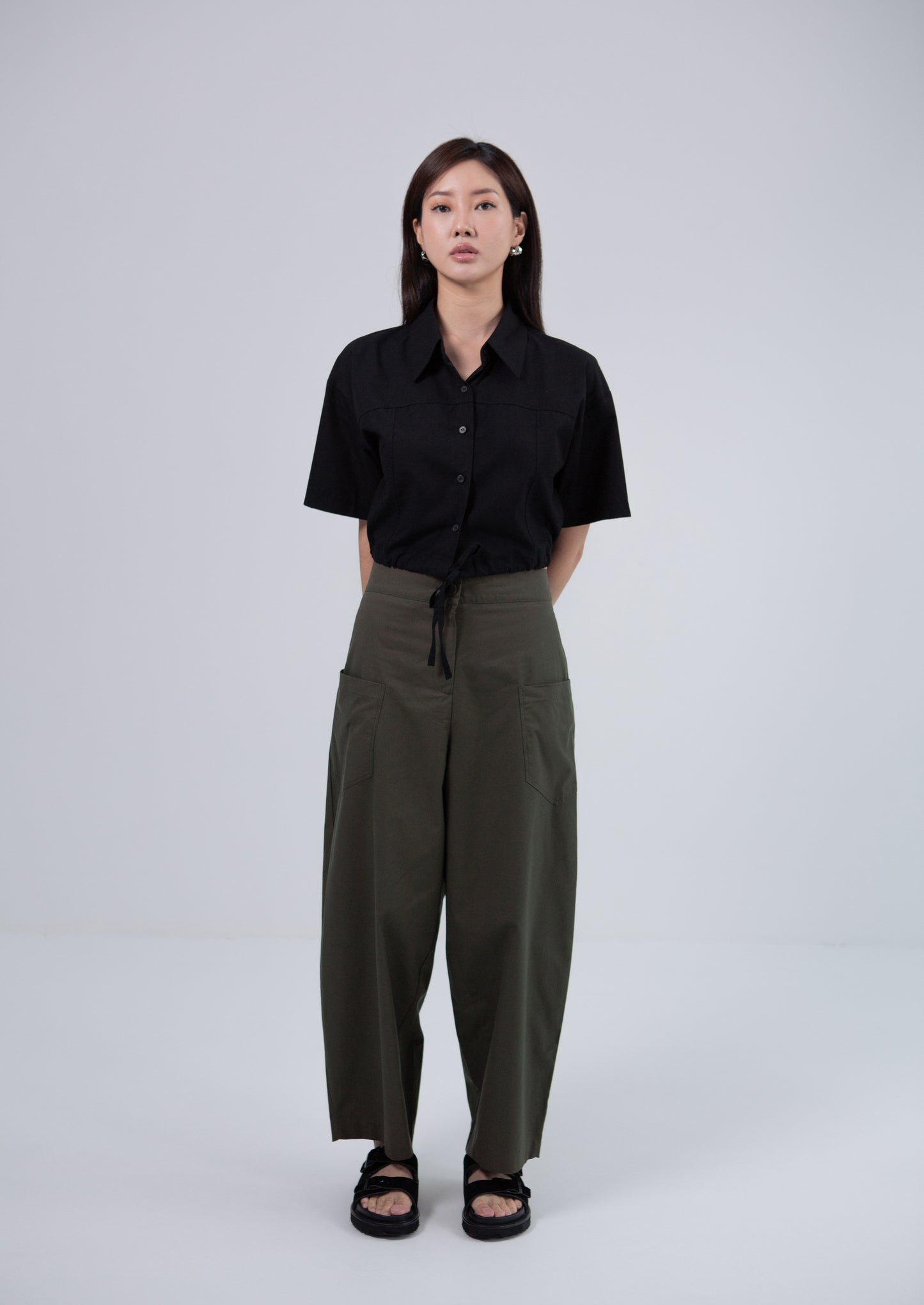 Saero Collective Korean Fashion Singapore Korean Accessories Earrings Made in Korea Seoul Minimalist Korean Fashion Chino Pants