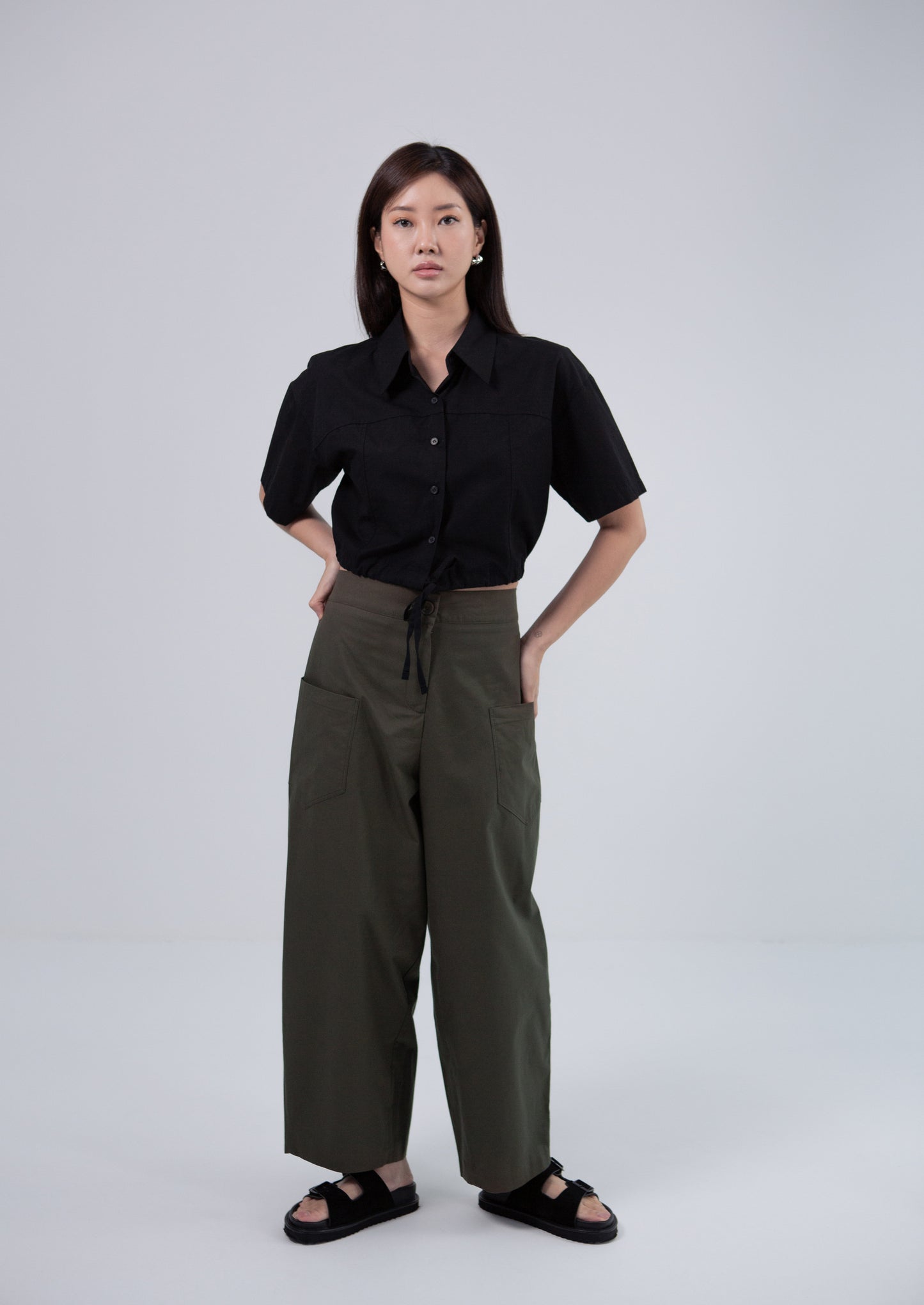 Saero Collective Korean Fashion Singapore Korean Accessories Earrings Made in Korea Seoul Minimalist Korean Fashion Chino Pants