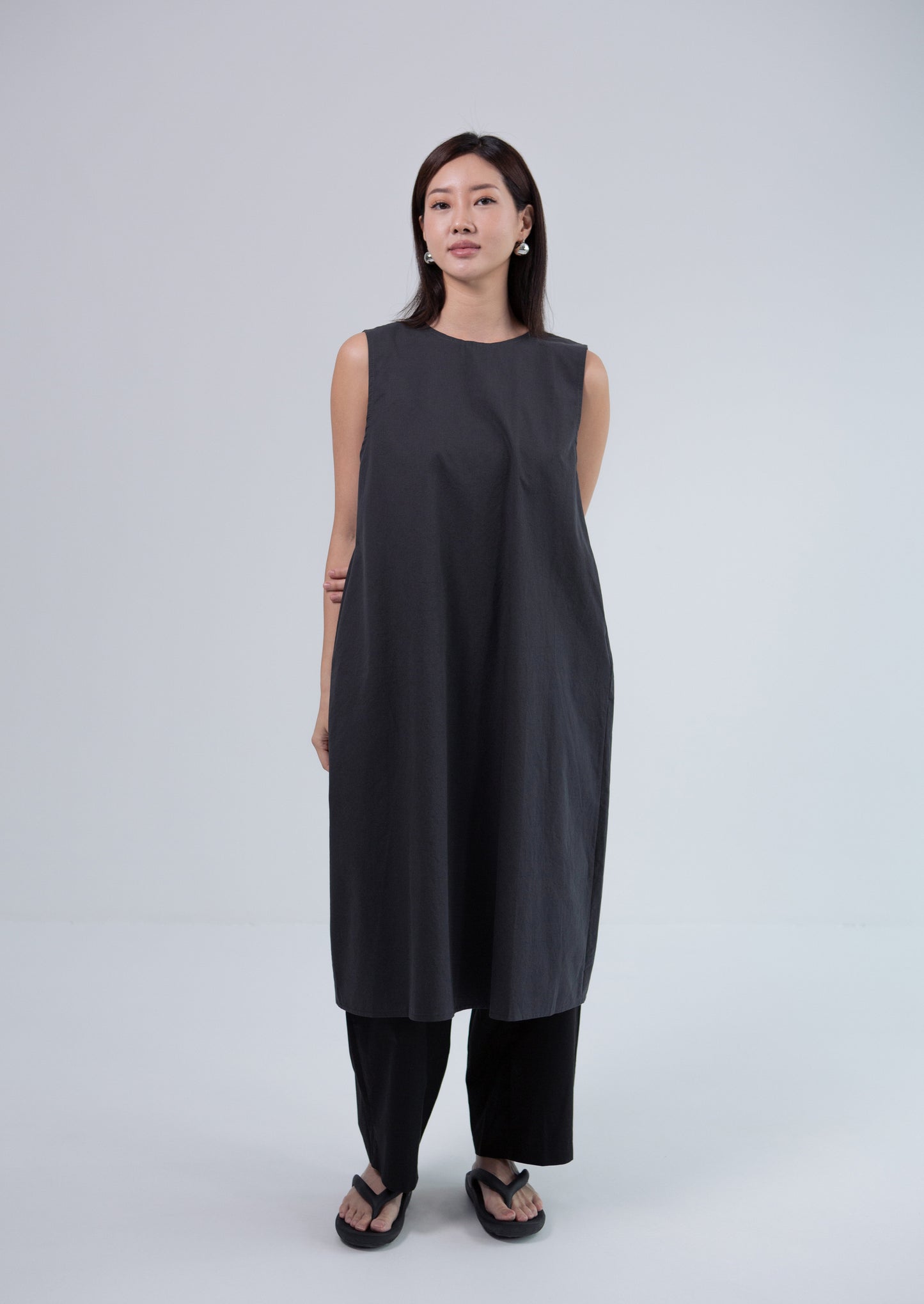 Saero Collective Made in Korea Korean Fashion Singapore Korean Accessories Jewellery Minimalist Fashion Grey Vest