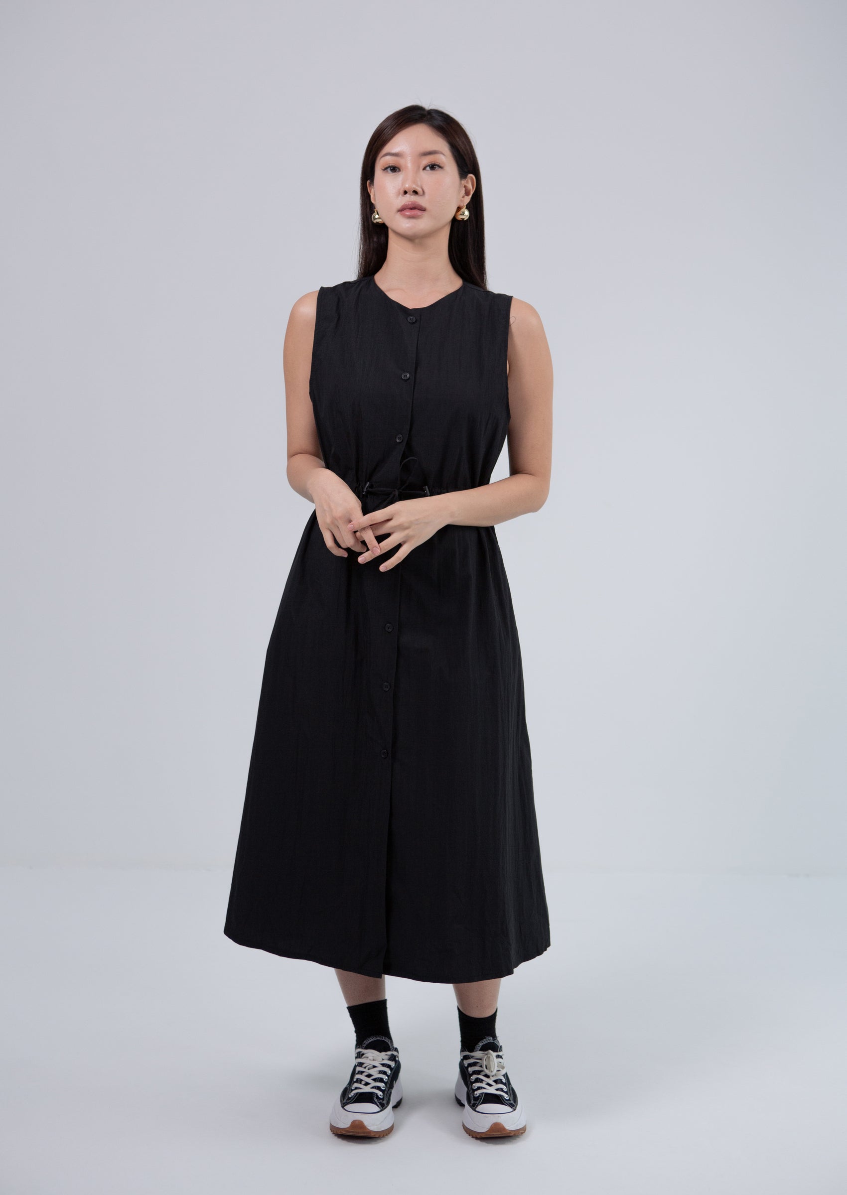 Saero Collective Made in Korea Korean Fashion Singapore Black Dress Korean Accessories Jewellery Minimalist Fashion