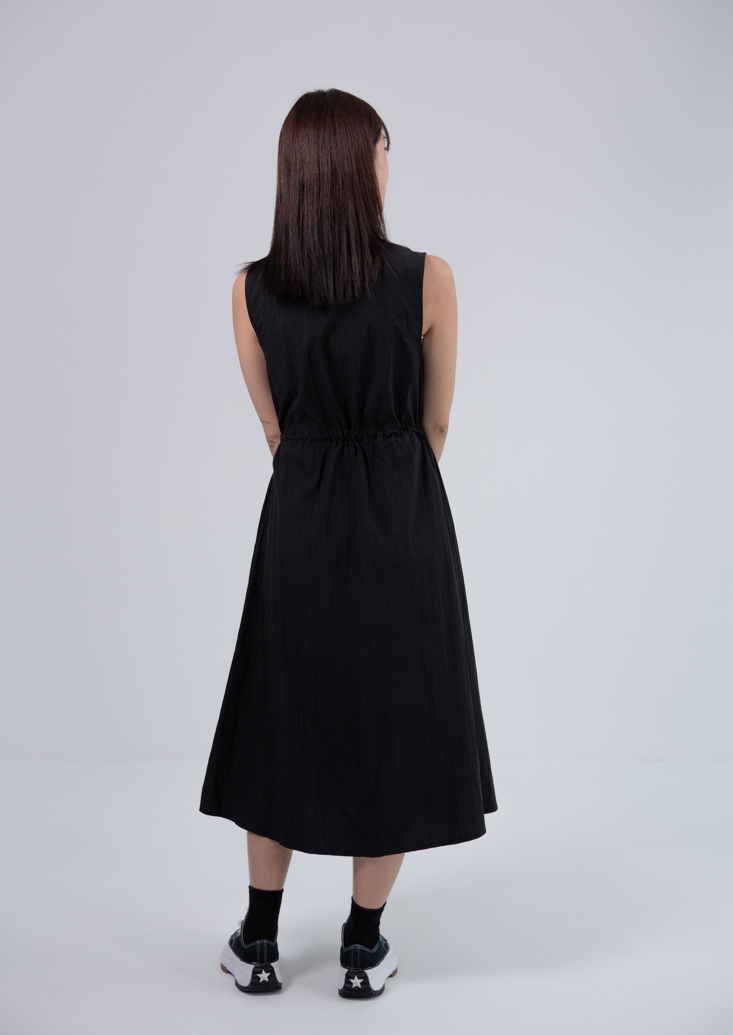 Saero Collective Made in Korea Korean Fashion Singapore Black Dress Korean Accessories Jewellery Minimalist Fashion Vest