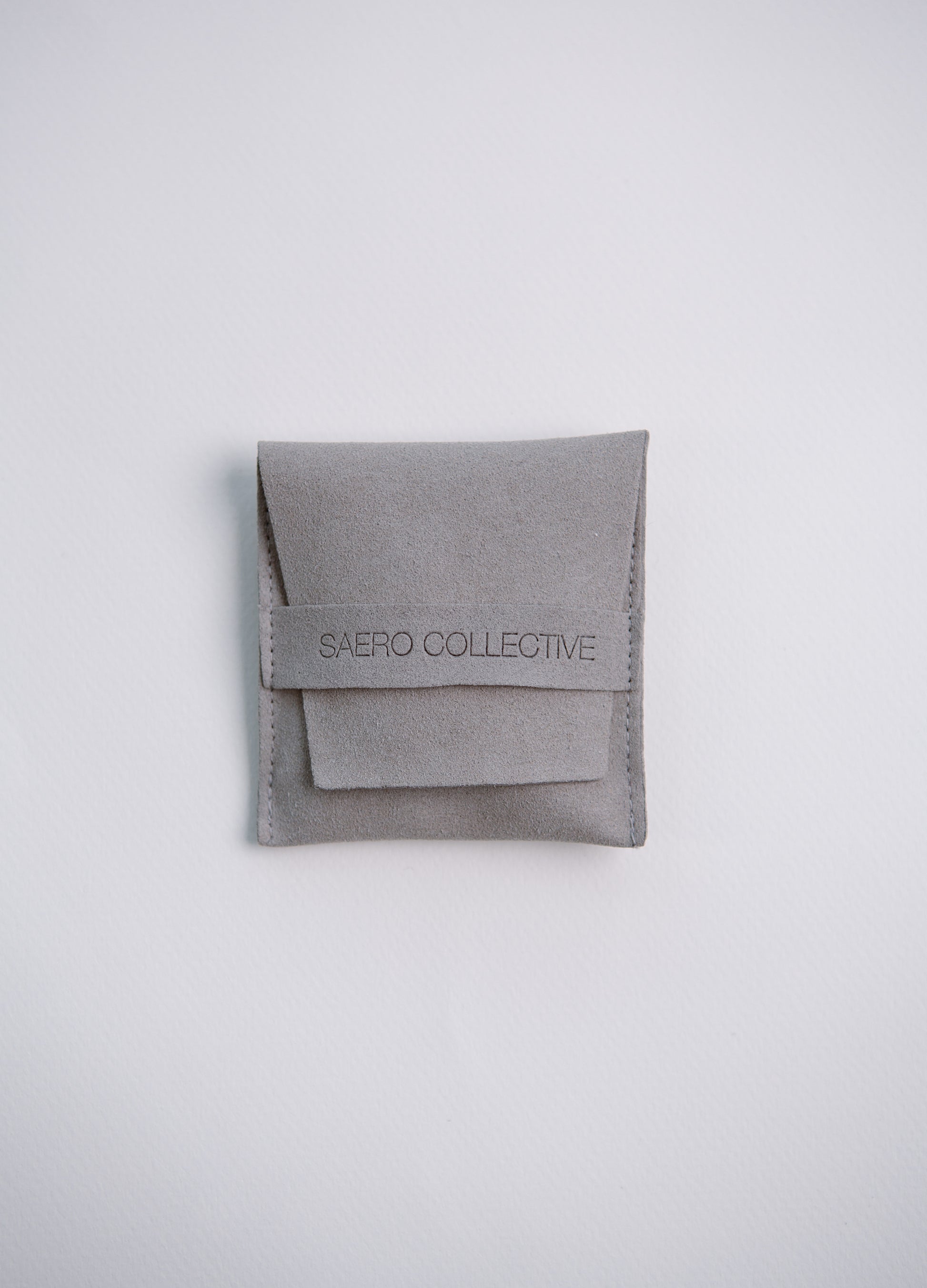 Saero Collective Korean Fashion Singapore Korean Accessories Earrings Made in Korea Seoul Minimalist Korean Fashion Suede Jewellery Pouch