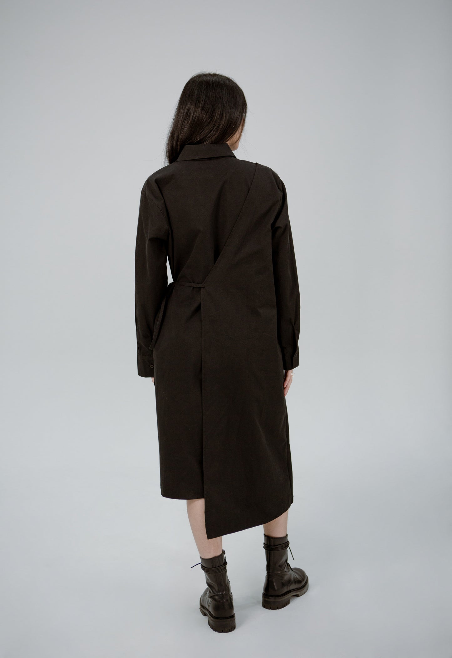 Heuk Fold-over Panel Dress