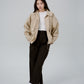 Saero Collective Made in Korea Korean Fashion Singapore Korean Accessories Jewellery Minimalist Fashion Beige Leather Jacket