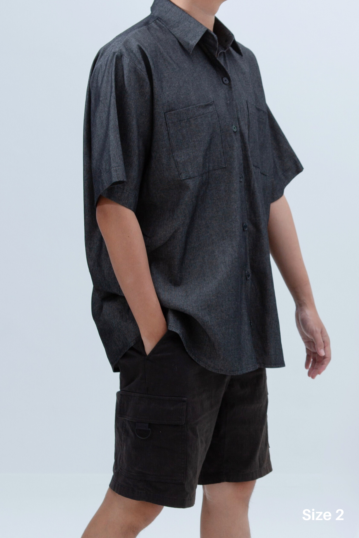 Denim Short Sleeve Shirt